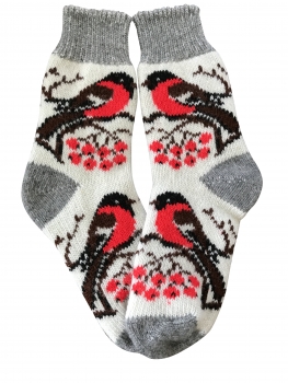 Kuschelsocken aus Schafwolle S25